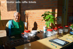 Bill Struhar Sells Raffle Tickets