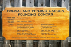 Bonsai and Penjing Garden Founding Donors